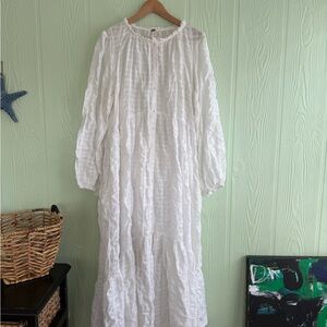 Free People White Maxi Dress
